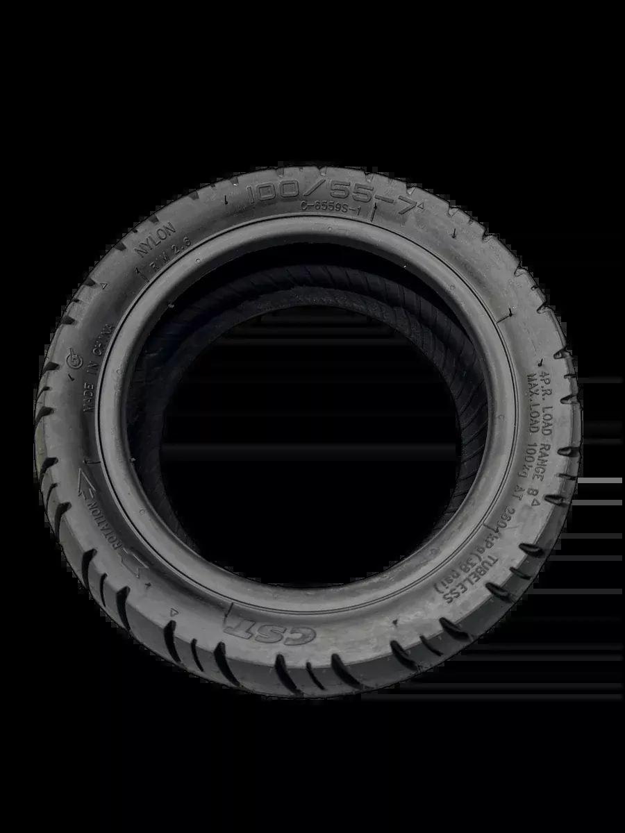 100/55-7 (11x5) Tire With Glue