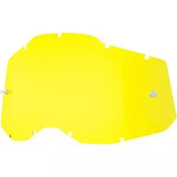 100% Accuri 2/Racecraft 2/Strata 2 Lens - Yellow