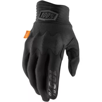 100% Cognito Motorcycle Gloves - D3O Knuckle Protection Touchscreen
