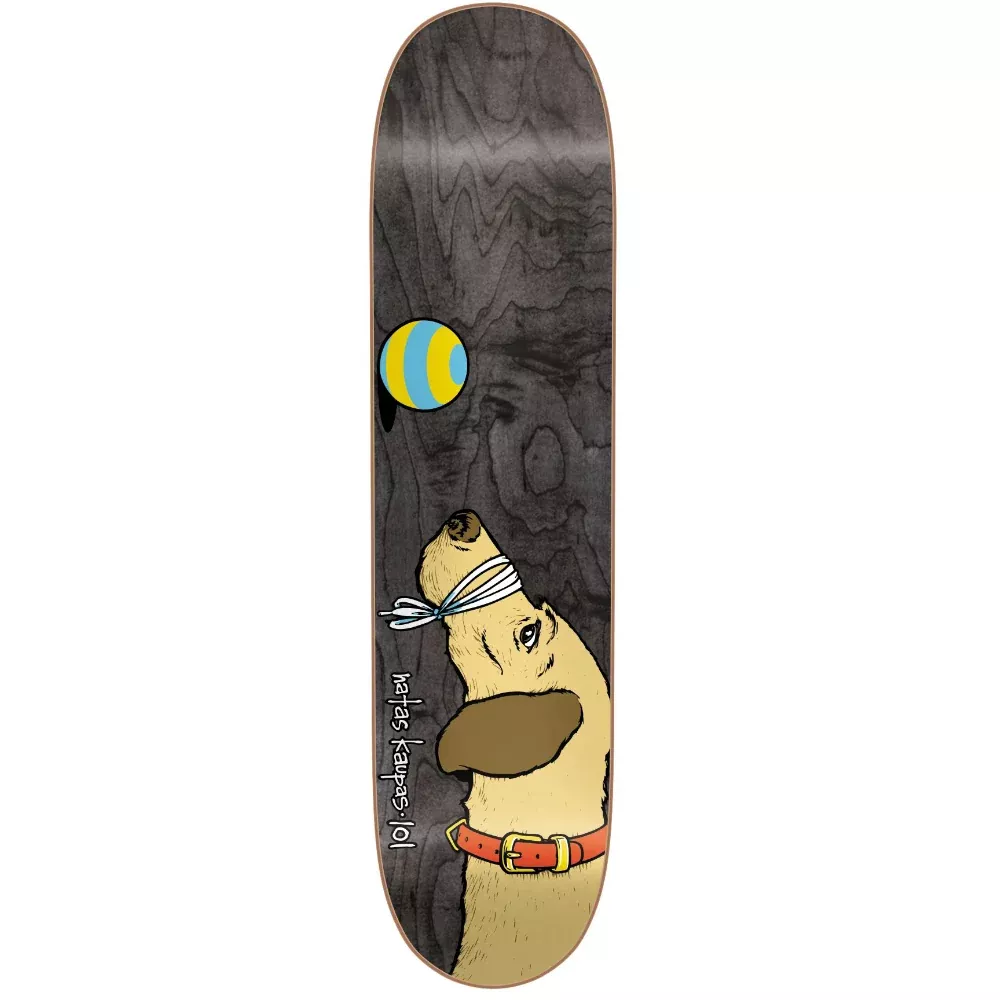 101 Heritage Natas Dog Black 7.88 - Skateboard Deck