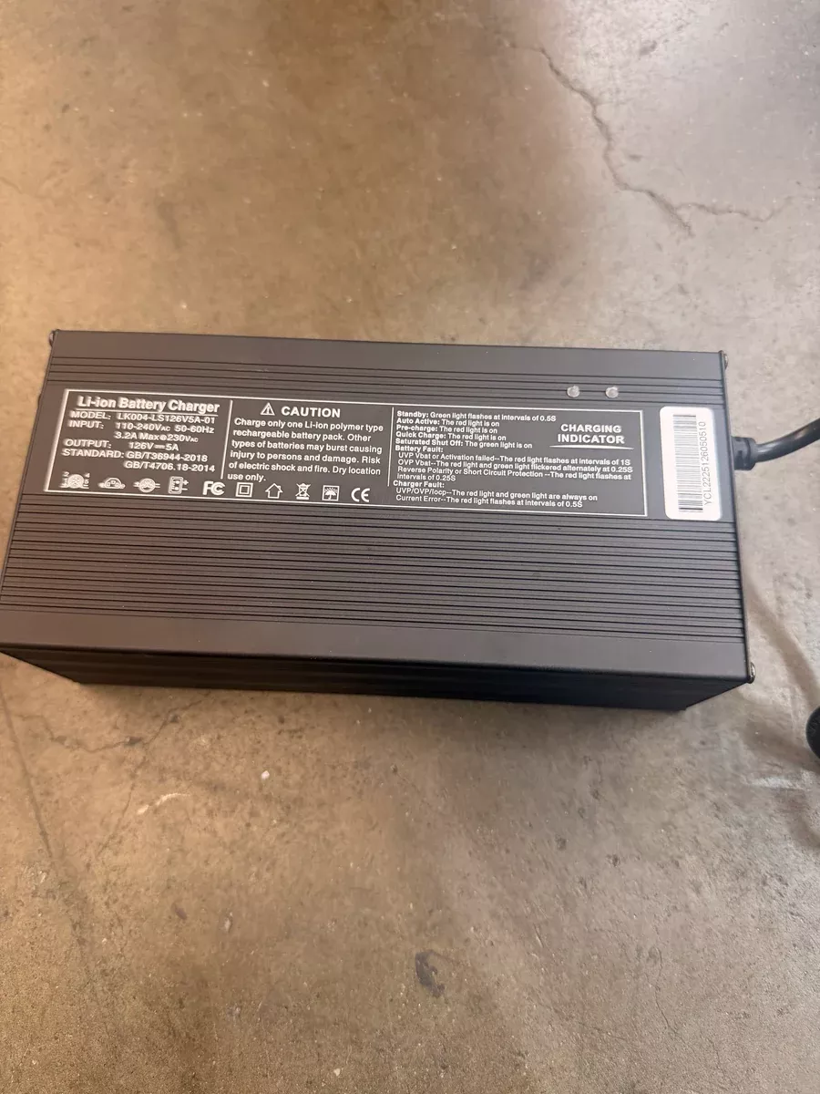126v charger 5a