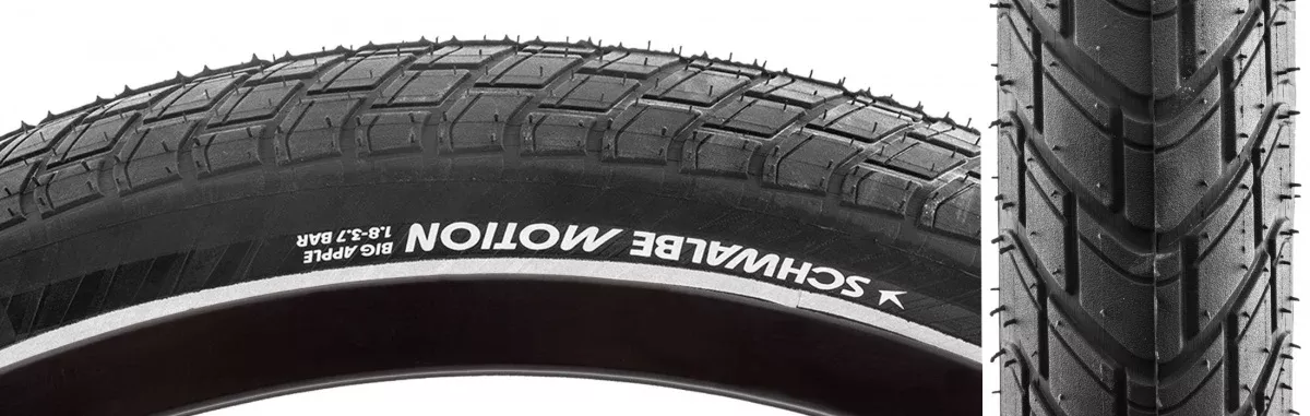 27.5 X 2.35 -SCHWALBE MOTION BIG APPLE TIRE