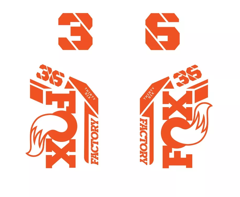 36 Factory Die Cut Decal Kit - Gloss Finish