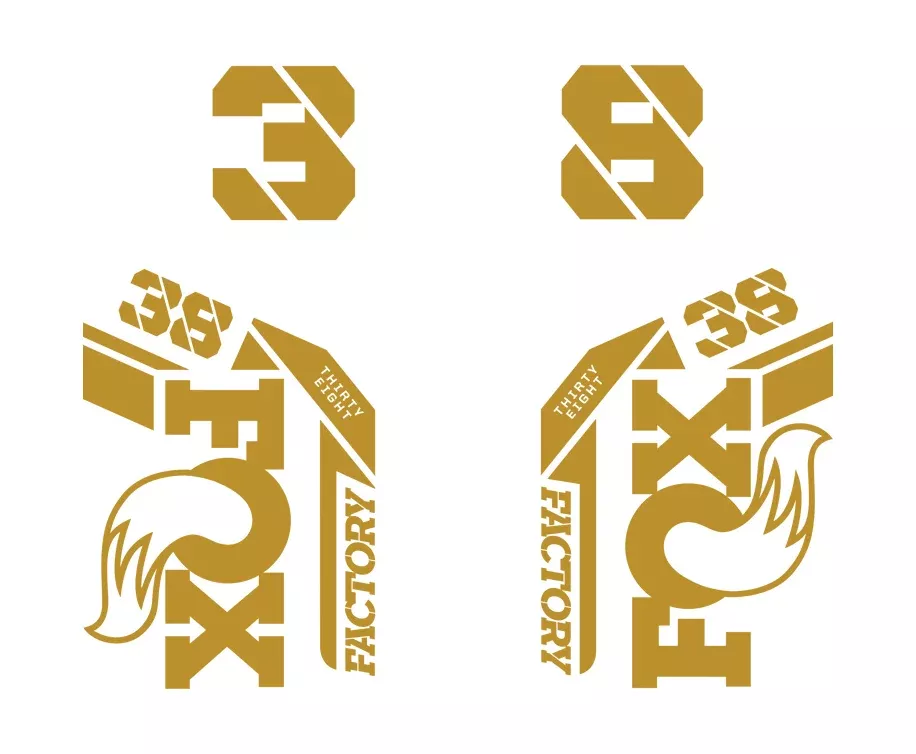 38 Factory Die Cut Decal Kit - Gloss Finish