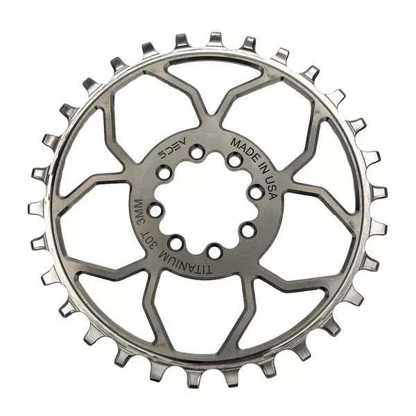 5DEV 8 Bolt Titanium Chainring SRAM T-type (Boost)