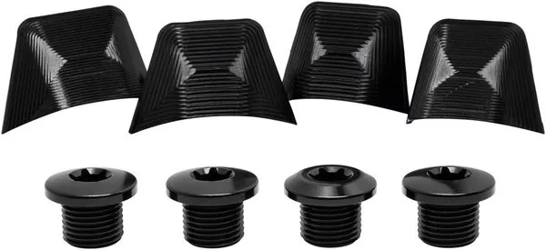 absoluteBLACKCrank Bolts and Covers for Ultegra 6800 Cranks