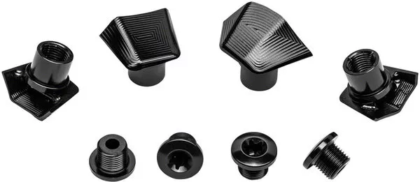 absoluteBLACKCrank Bolts and Covers for Ultegra 8000 Cranks