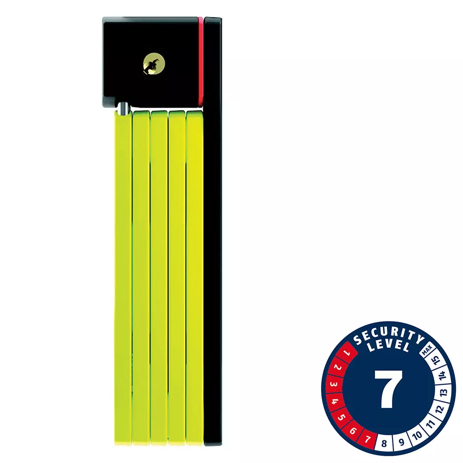 Abus Bordo uGrip 5700 SH Folding Lock Key 80cm 2.6' 5mm Green
