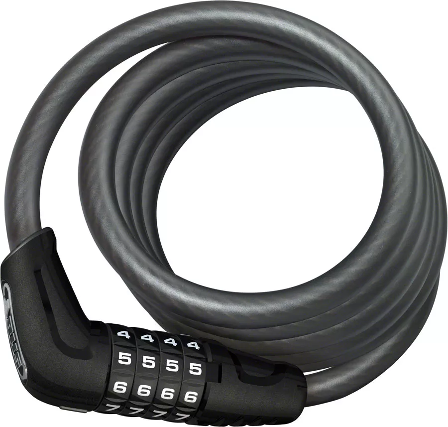 ABUS Numero 5510CCable Lock -Combination 180cmx10mm With SR Selle Royal Mount BLK