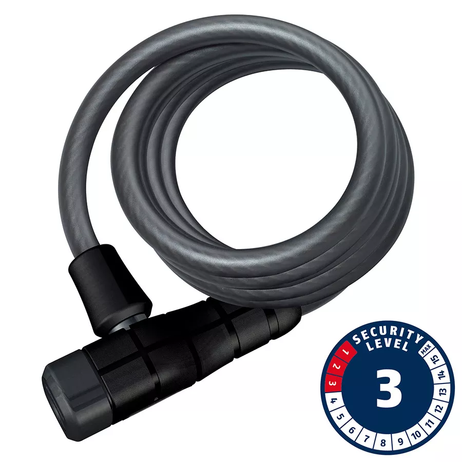 Abus Primo 5510K Cable with key lock 10mm x 180cm (12mm x 5.9')