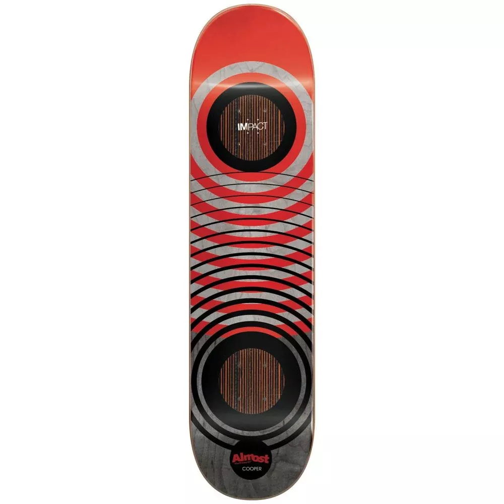 Almost Cooper Red Rings Impact 8.0 - Skateboard Deck