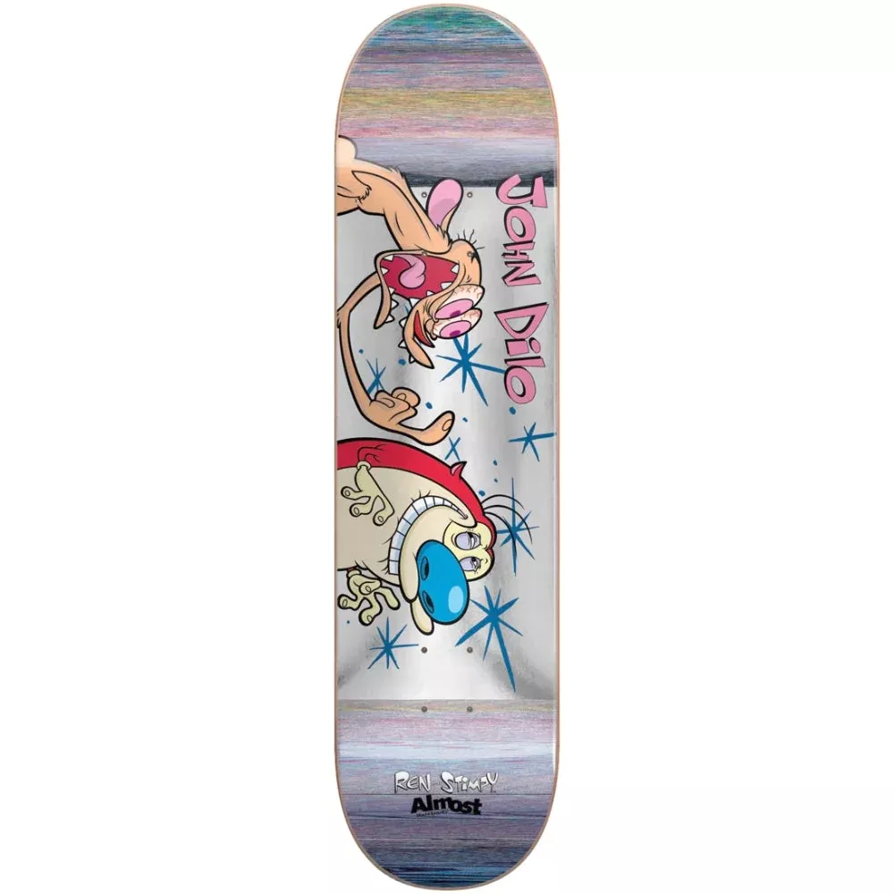 Almost Dilo Ren & Stimpy Fingered R7 8.375 - Skateboard Deck