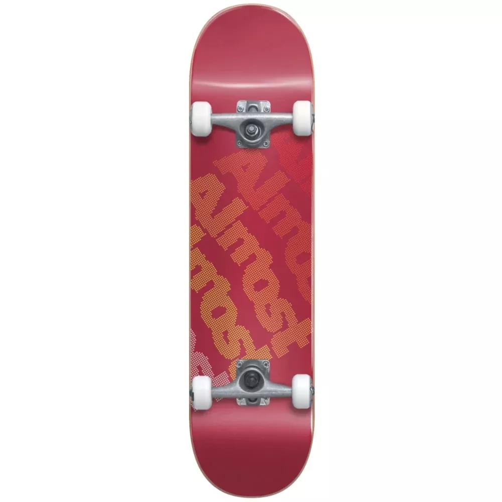 Almost Light Bright FP Red 7.75 - Skateboard Complete