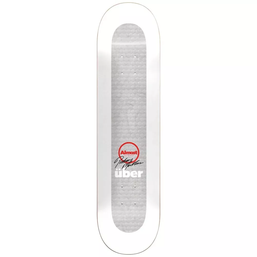 Almost Uber White 8.375 - Skateboard Deck