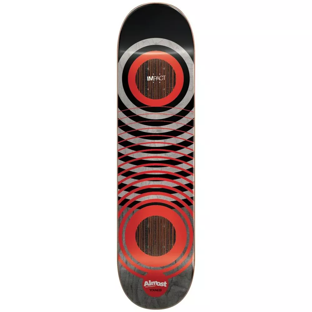 Almost Youness Red Rings Impact 8.25 - Skateboard Deck