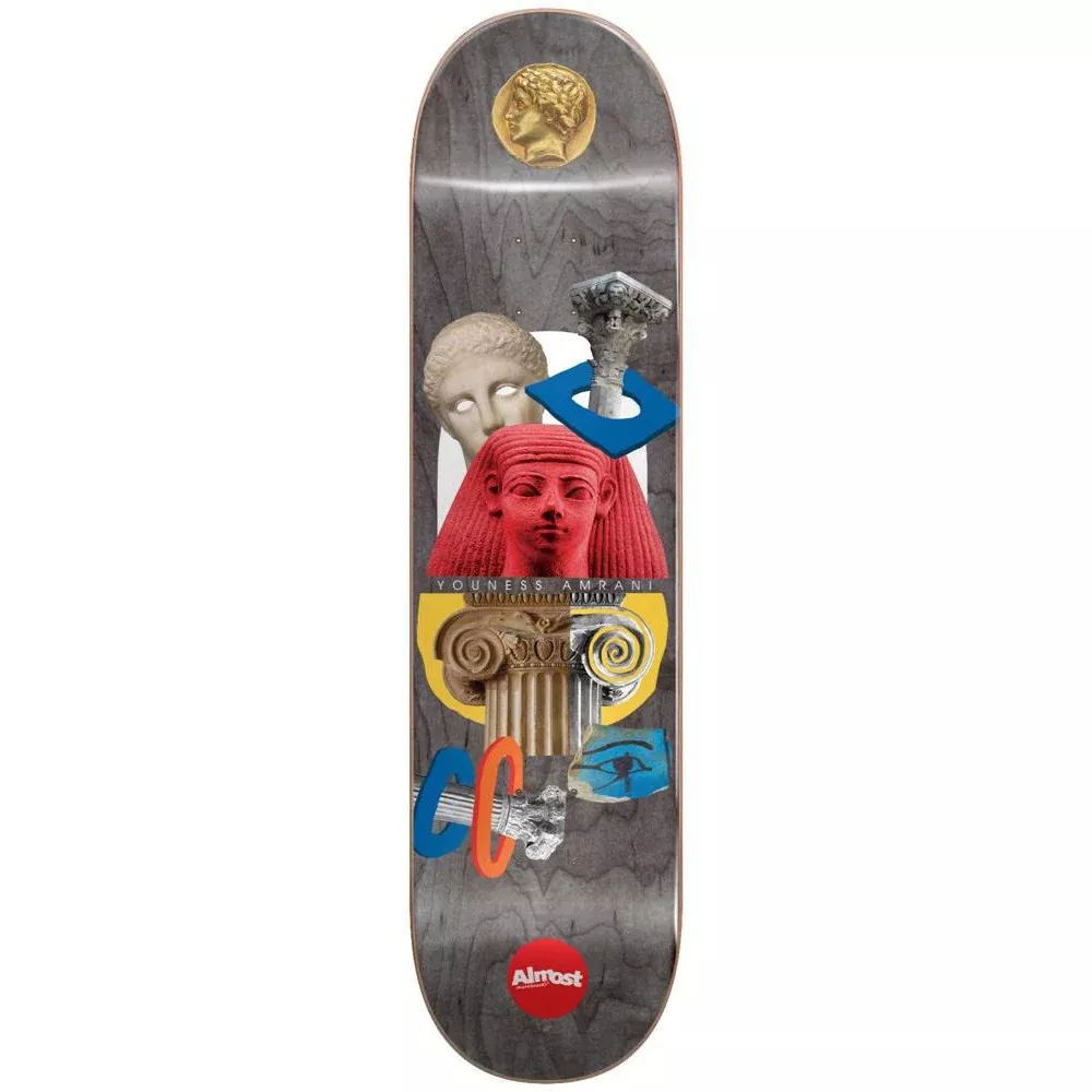 Almost Youness Relics R7 Black 8.5 - Skateboard Deck