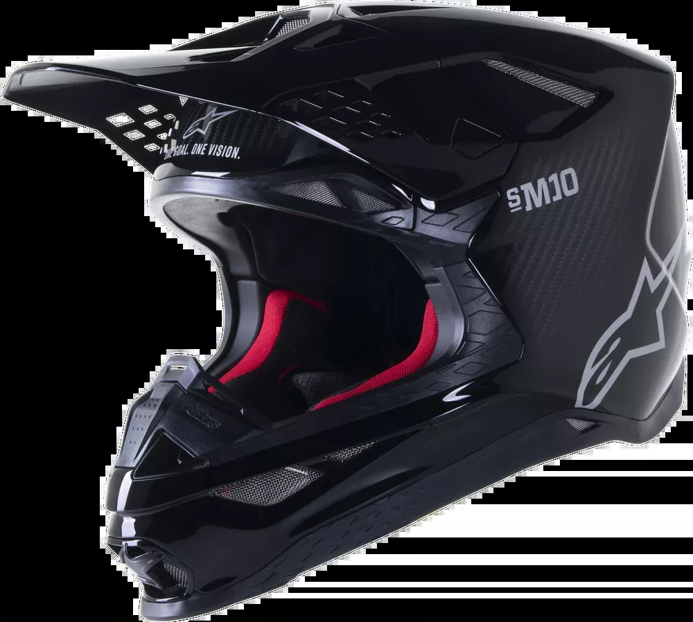 Alpinestars Supertech M10 Solid MIPS Gloss Black Carbon