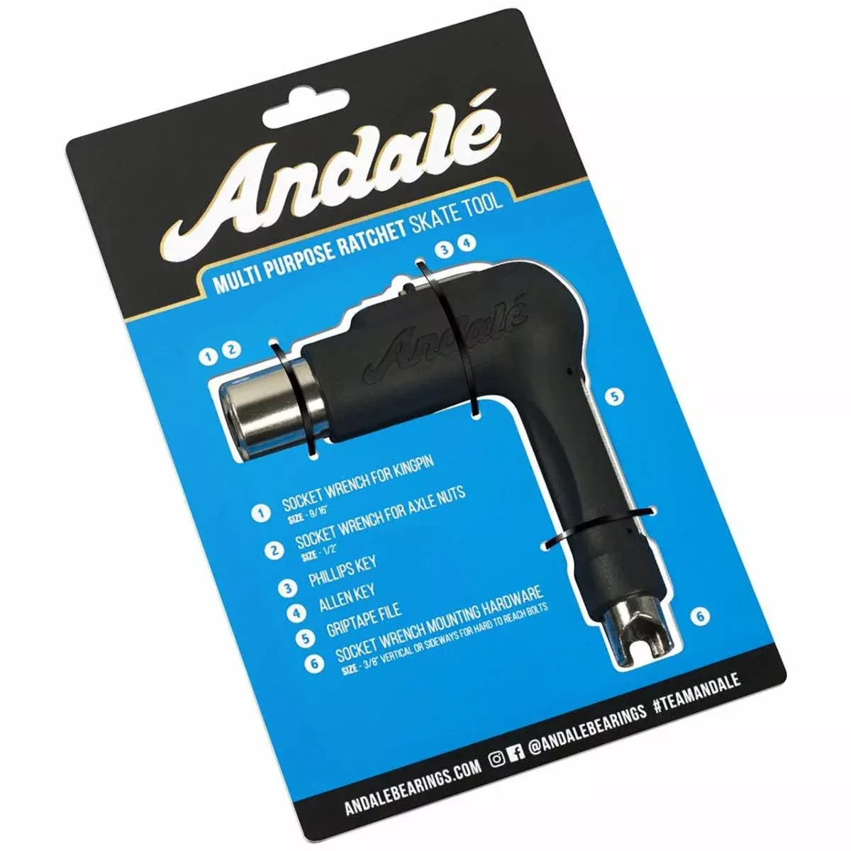 Andale Multi Purpose Ratchet Skate Tool