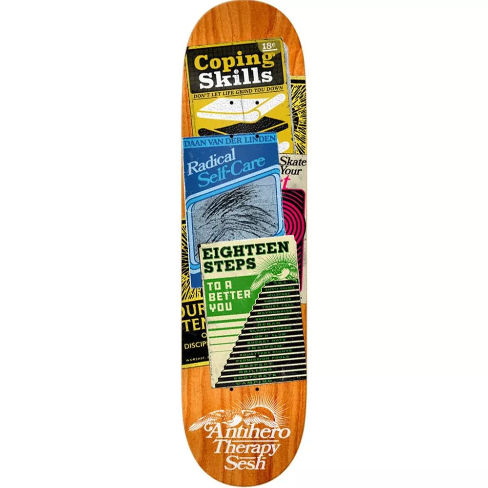 Antihero Daan Therapy Sesh 8.12 - Skateboard Deck- ***Big Warp