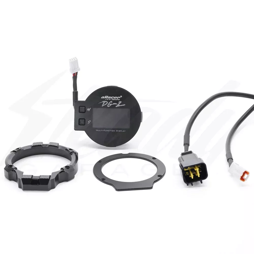 ARacer DG-2 Multi-Function Display Gauge | AFR, Voltage & Timing | Honda Grom & Monkey