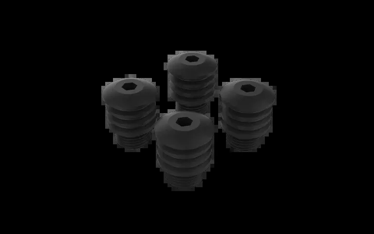 Art of Racing Ohvale Rear Footpeg Caps – Hard Nylon | Pack of 4