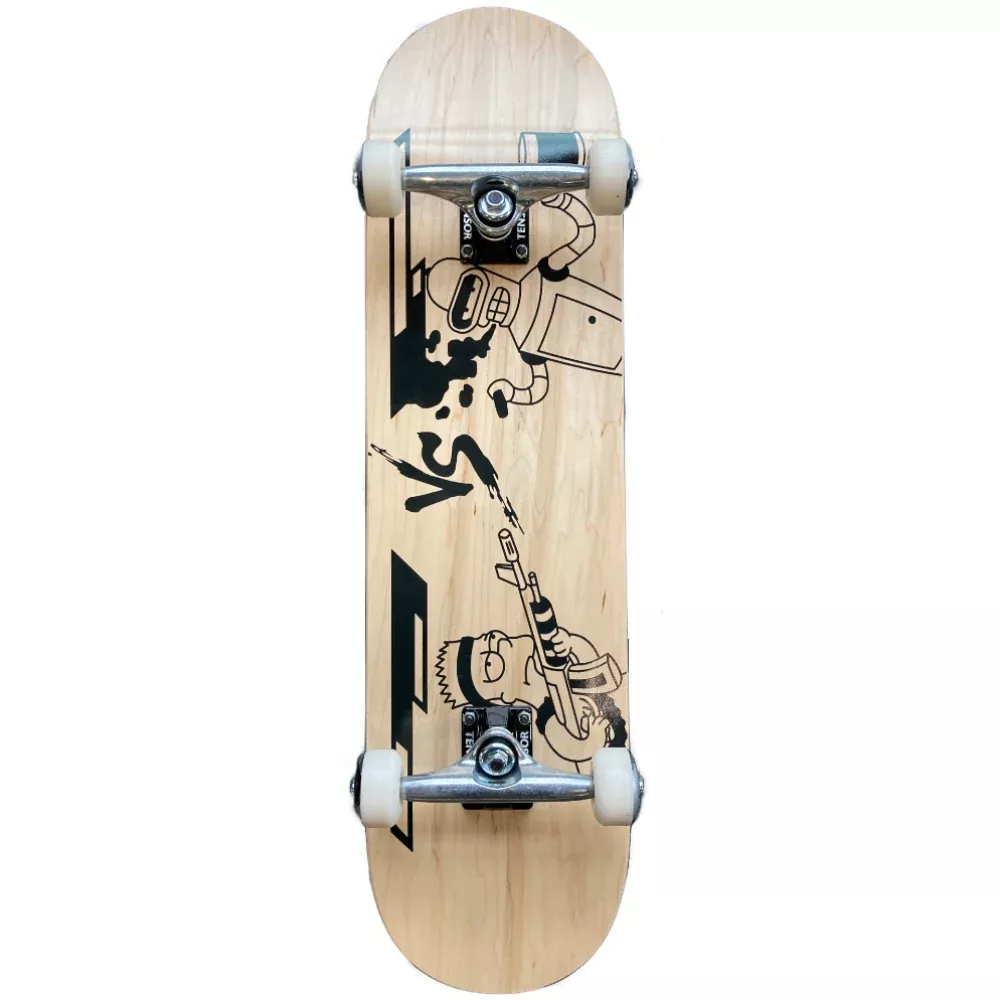 Bart VERSUS Bender 8.0 - Skateboard Complete