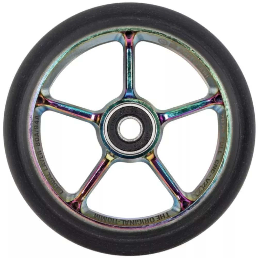 Black Pearl Original V2 Double Layer 110mm (PAIR) - Scooter Wheels