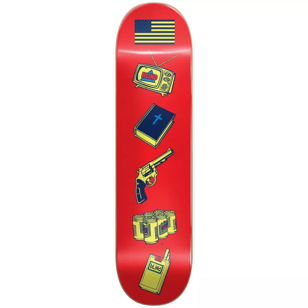 Blind American Icons RHM Red 8.25 - Skateboard Deck