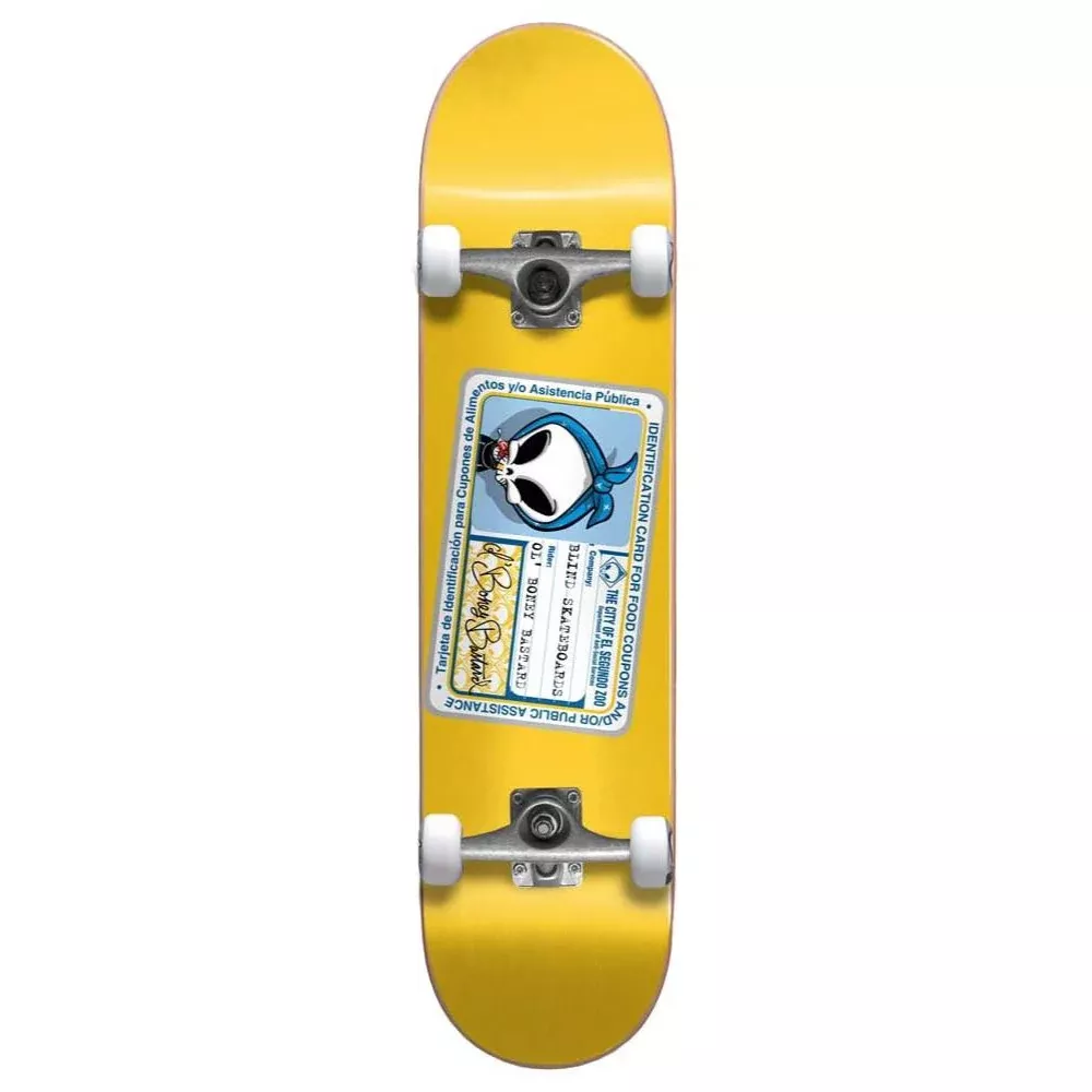 Blind Old Boney Bastard FP Yellow 8.25 - Skateboard Complete