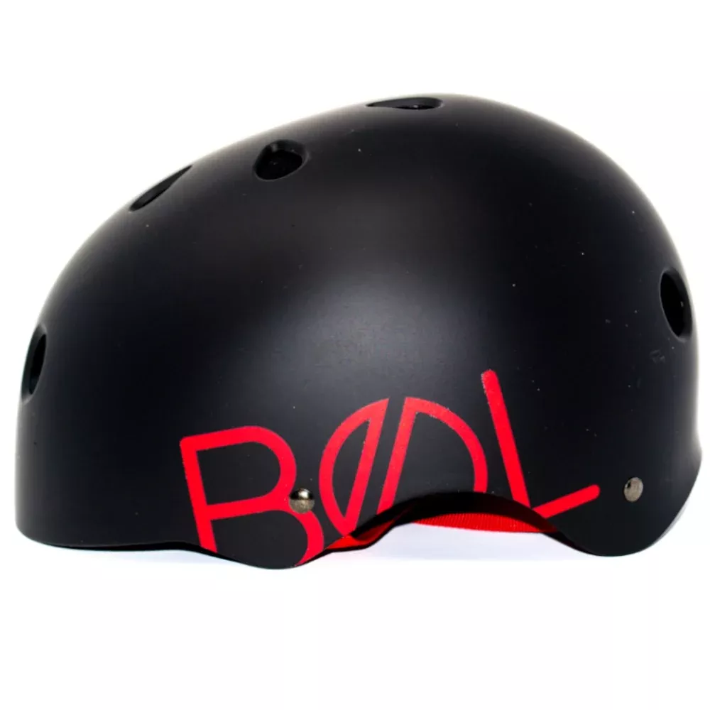Bol Rubber Paint Black / Red- Helmet