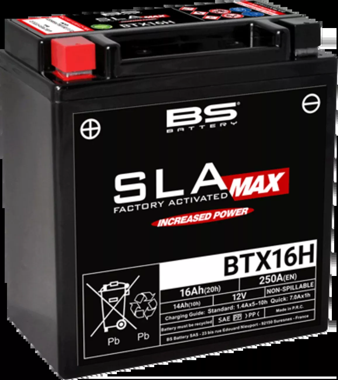 BS Battery - BTX16H (YTX)
