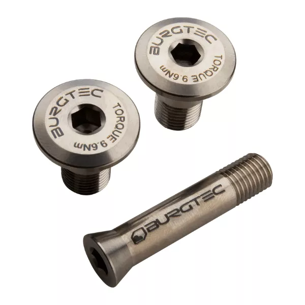 Burgtec Evil Titanium Shock Bolts – Upper Trunnion + Lower