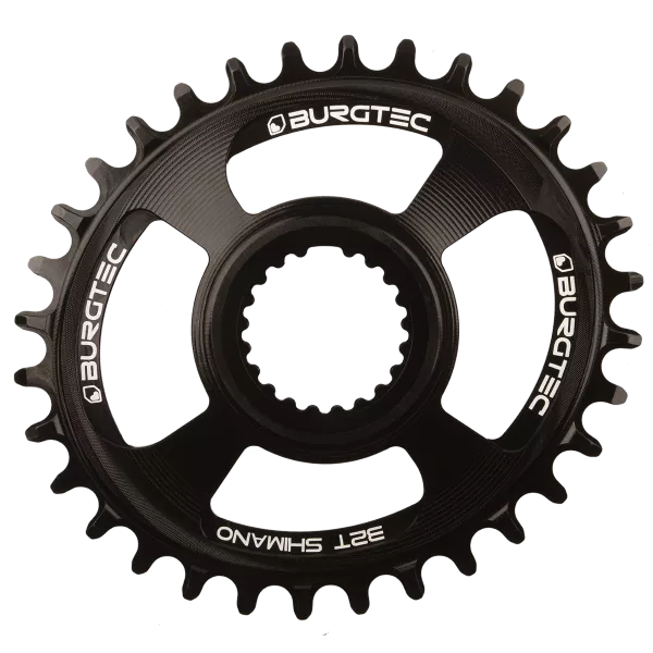 Burgtec Shimano Direct Mount Oval Thick Thin Chainring