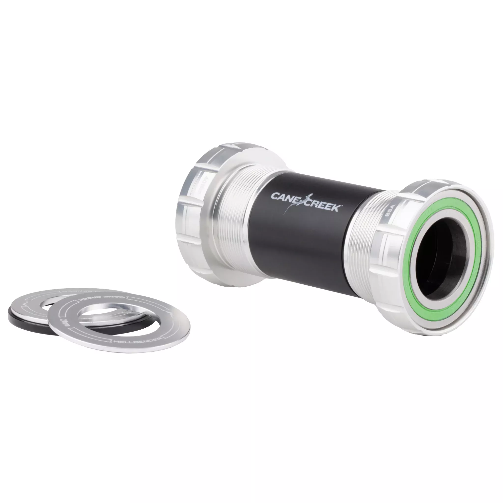 Cane Creek Hellbender 70 Bottom Bracket - English For DUB Spindle Silver