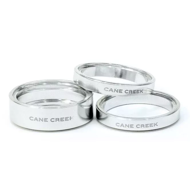 Cane Creek Interlok Chroma Studio Headset Spacer Kit - 1 10mm 2 5mm Silver