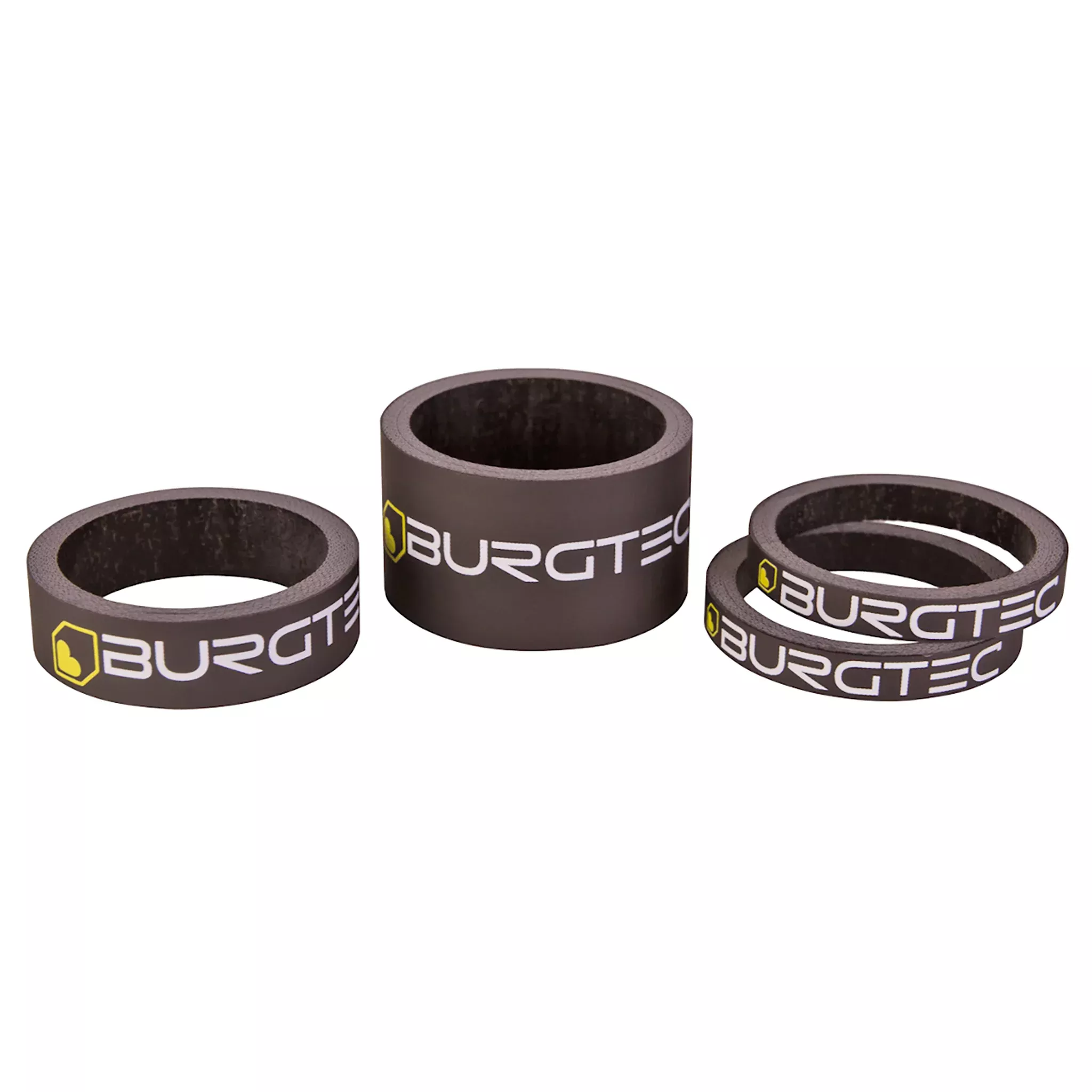 Carbon Stem Spacer Kit -Black