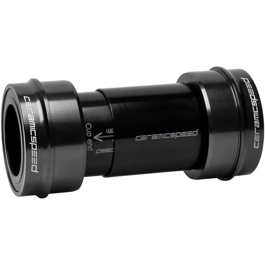 CeramicSpeed PF30 Road Bottom Bracket - DUB Road Spindle Coated Races Black
