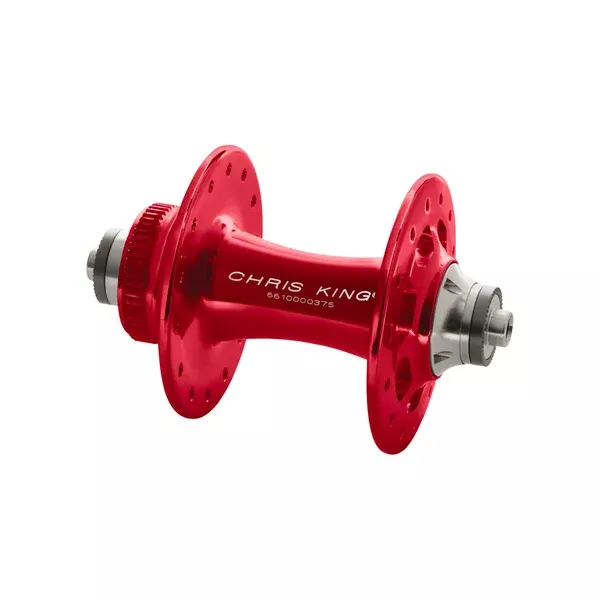 Chris King Front R45D Centerlock Disc Hub- Red- 32h- QR