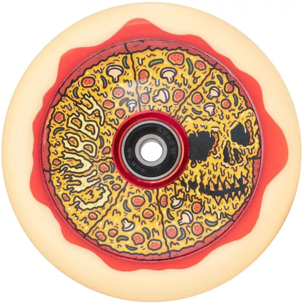 Chubby Melocore Skull Pizza 110mm (PAIR) - Scooter Wheels
