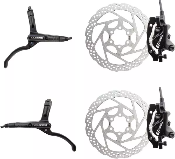 ClarksReact 2 160mm Front/Rear Hydraulic Disc Brake Kit