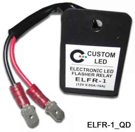 Custom LED Electronic LED Flasher Relay with Quick Disconnect