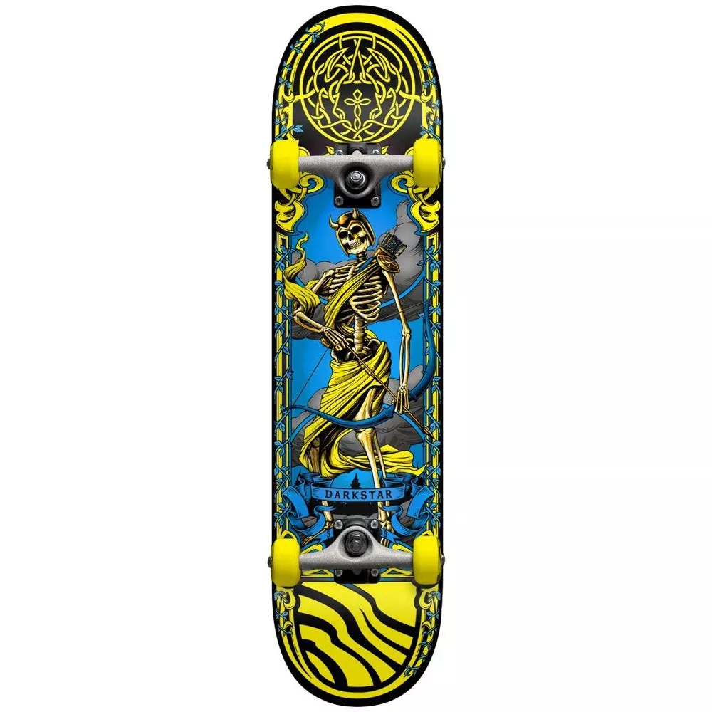 Darkstar Arrow FP Yellow 7.5 - Skateboard Complete