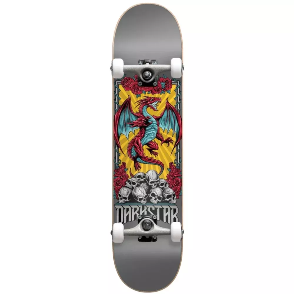 Darkstar Levitate FP Soft Wheels Charcoal 8.0 - Skateboard Complete