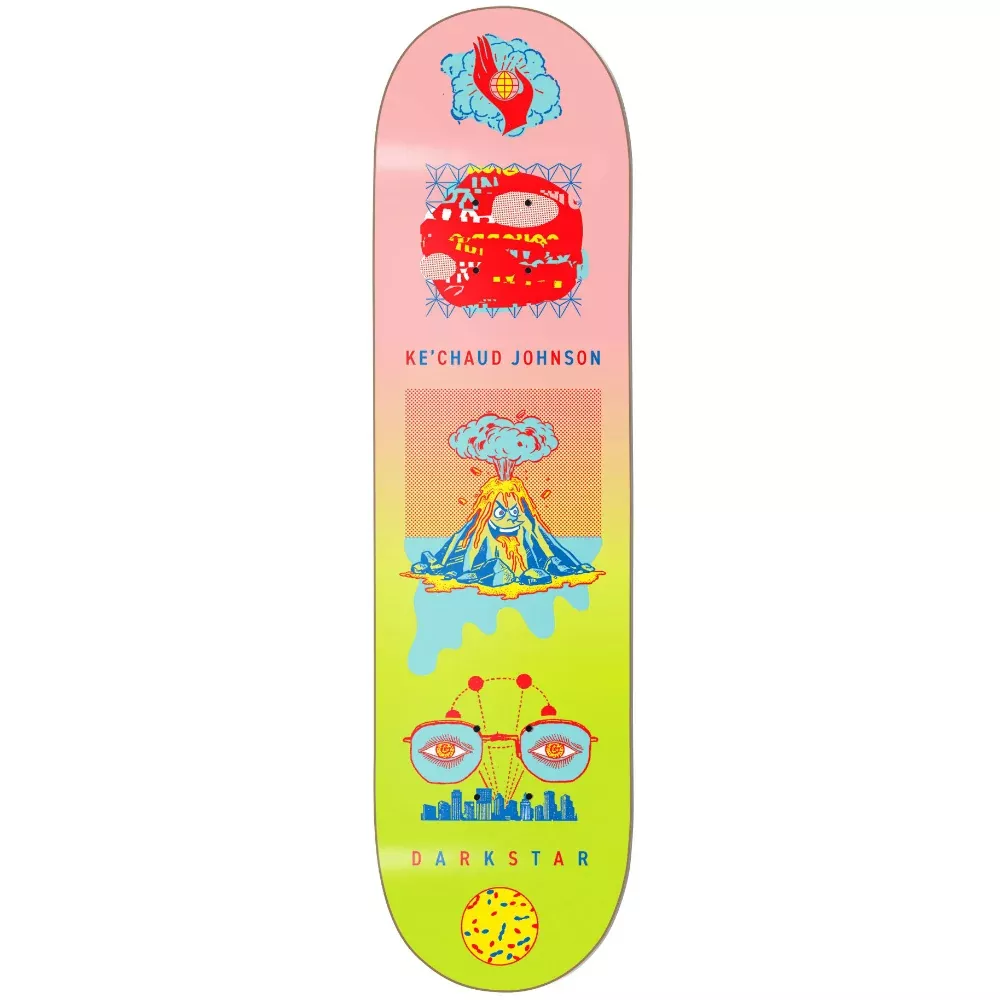 Darkstar New Abnormal Kechaud Johnson R7 8.125 - Skateboard Deck
