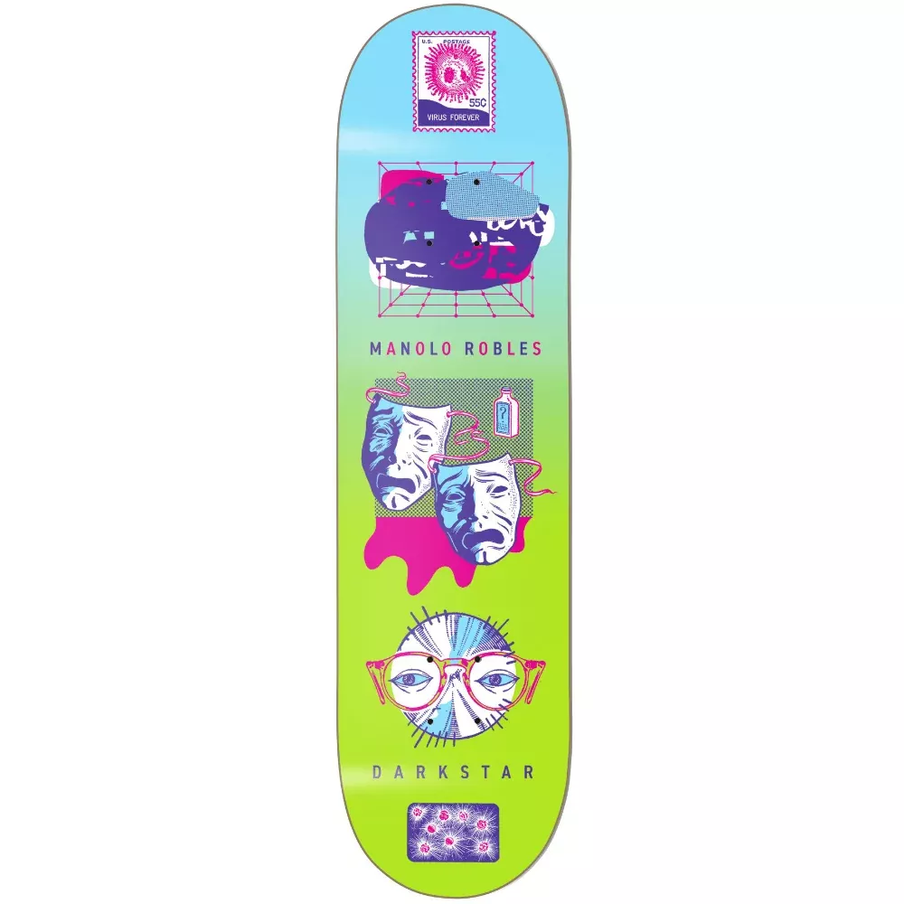 Darkstar New Abnormal Manolo Robles R7 8.0 - Skateboard Deck