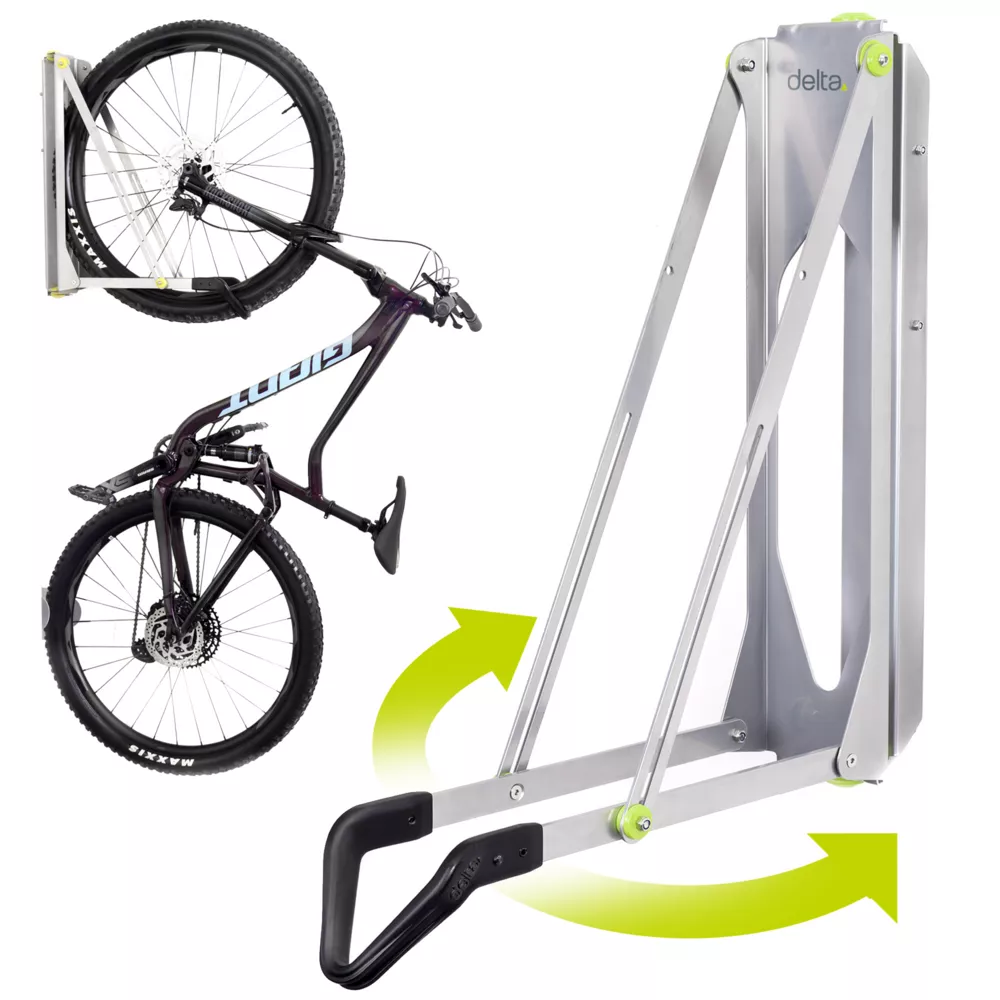 DeltaPivot Wall Mounted Bike Storage Rack- 1-Bike