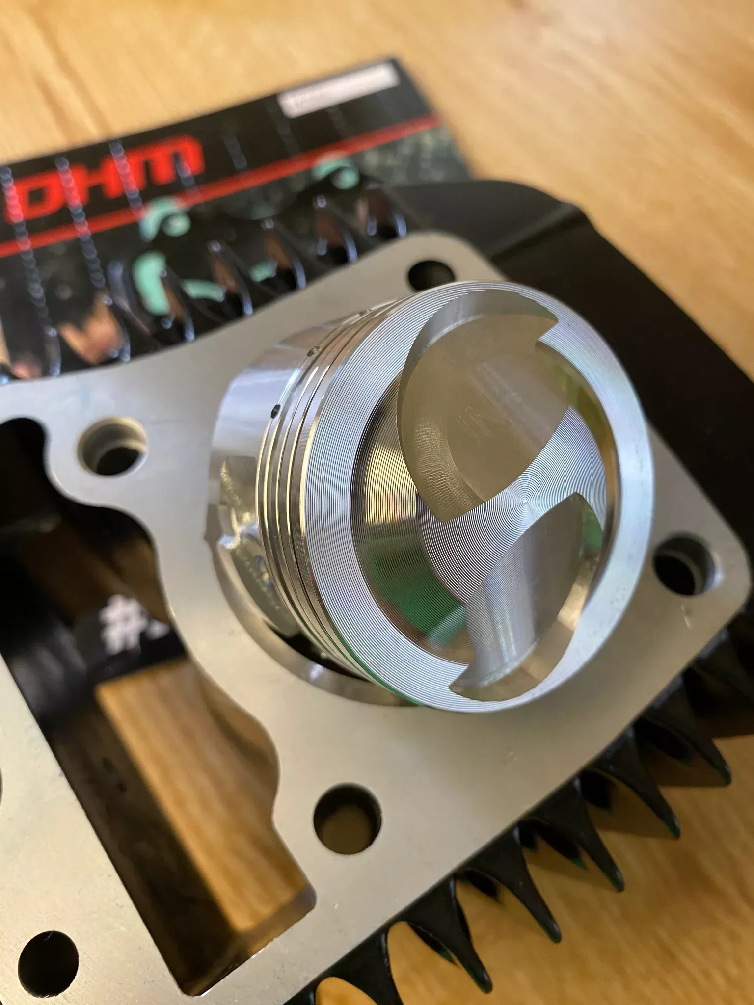 DHM High Compression Stock Bore Piston Kit (Gen 2) – Honda Grom & Monkey (2014–2020)