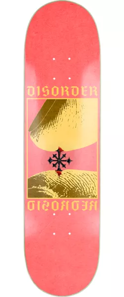 Disorder SkateboardsPinch of Pain Deck 8.0 Peach/Yellow
