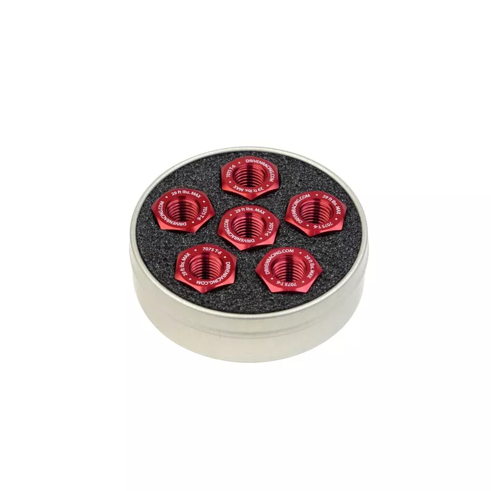Driven Racing 7075 Aluminum Sprocket Nuts for 2022+ Honda Grom & Monkey | Anodized