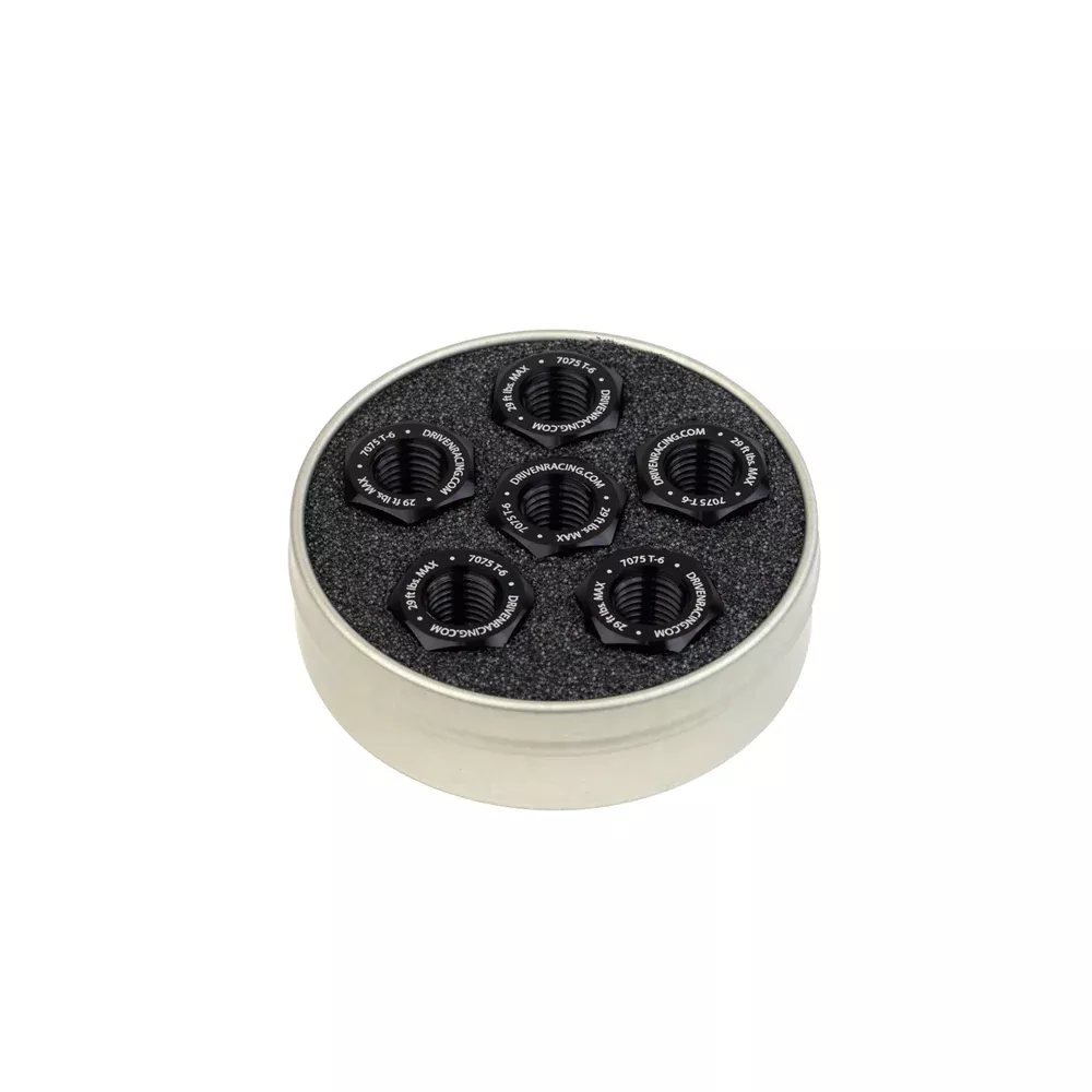 Driven Racing Sprocket Nuts — Honda Grom 2014–2020 | Black, Red & Blue